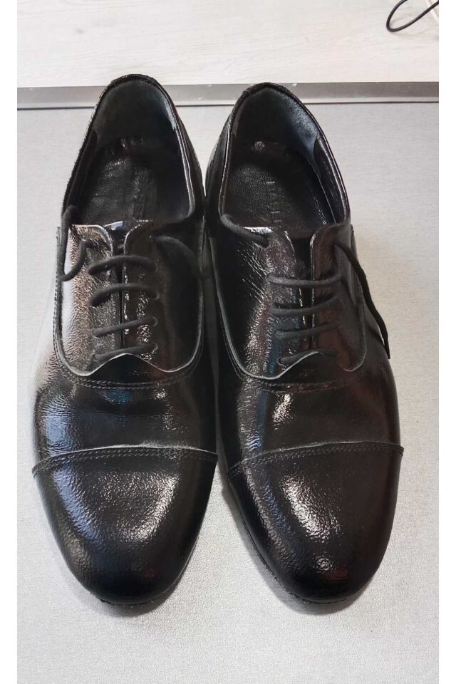 TANGO, SALSA, BACATA, SWİNG, LİNDA HOOP 2 CM TOPUK BOYU ERKEK DANS AYAKKABISI
